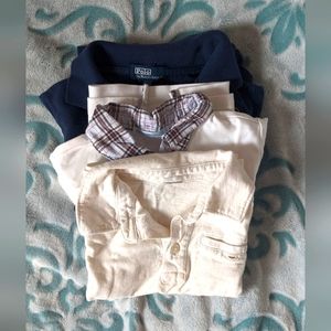 Lot of 3 Polo Short Sleeve Shirts, 2T-3T